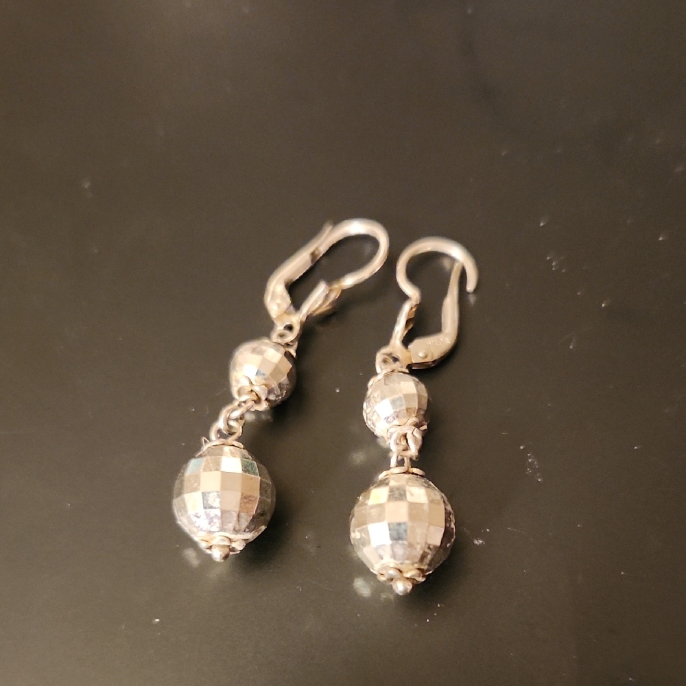 Vintage Milor Italy Sterling Silver Earings